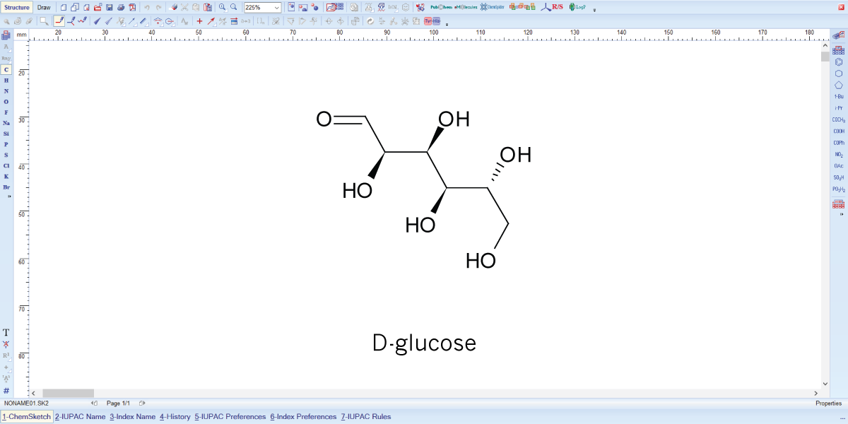 Generate the preferred IUPAC name for your structure with the click of a button.